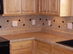 small diamond backsplash